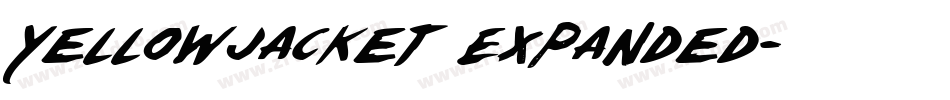 Yellowjacket Expanded字体转换